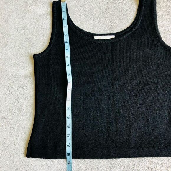 NWOT Vintage St. John Basics Black Knit Tank Top - Picture 8 of 8